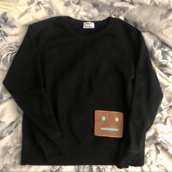 Acne Studios Sweaters - Acne Studios Logo Sweatshirt L